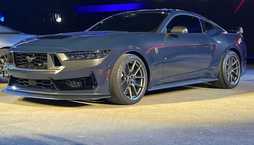 Veja o Mustang Dark Horse com rodas opcionais de R$ 70 mil (Ford Divulgação)